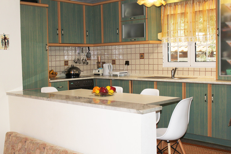 Kitchen at 1st floor, Villa Relax Thassos